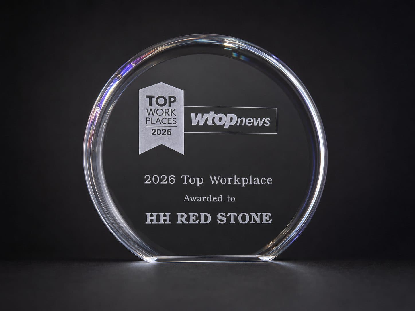 HH Red Stone Named a 2026 WTOP News Top Workplace, Reflecting Employee-Driven Culture